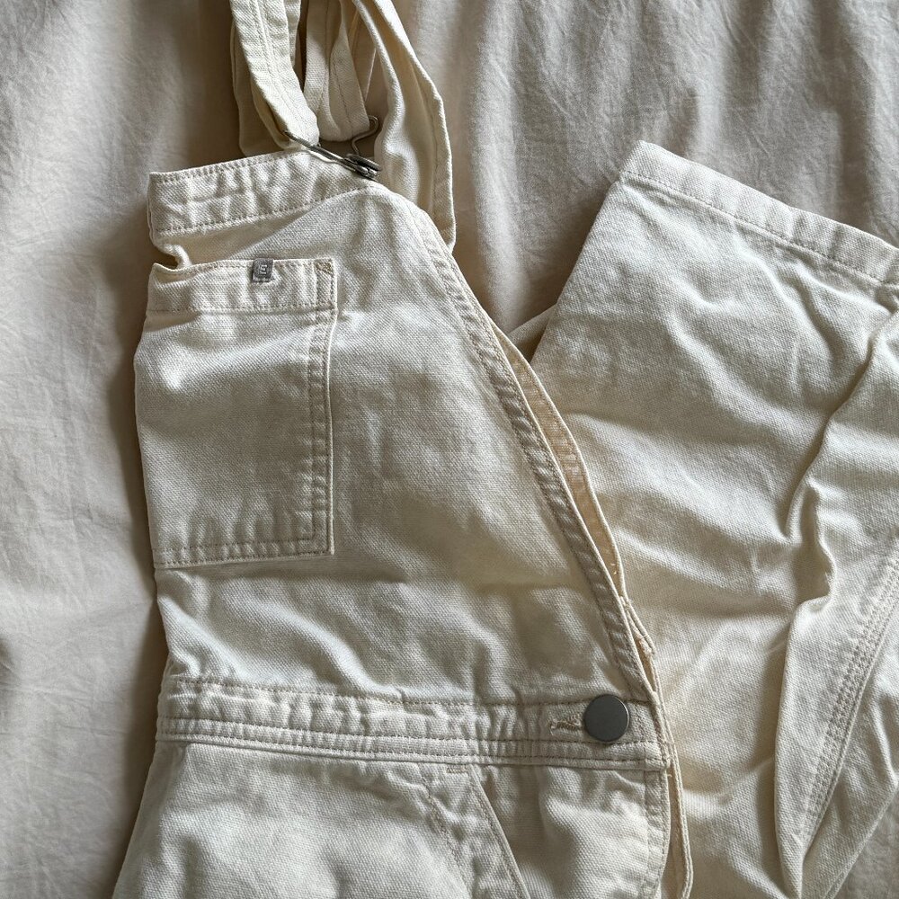Everlane White Overalls